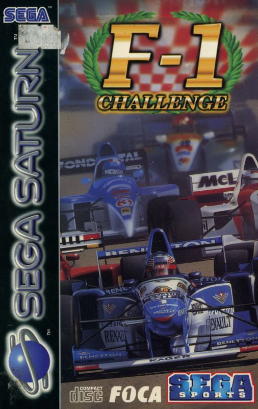 F1 Challenge box art for Sega Saturn